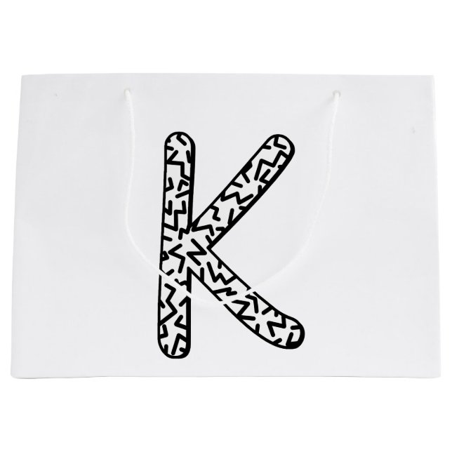 Grand Sac Cadeau Jaggy K (Devant)