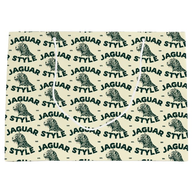 Grand sac cadeau Jaguar (Devant)