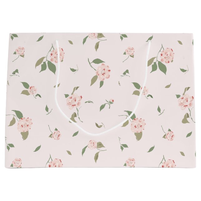 Grand Sac Cadeau Jardin de Camellia (Devant)