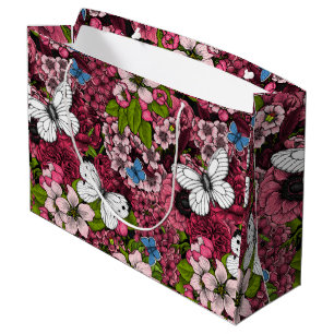 Grand Sac Cadeau Jardin de printemps 2