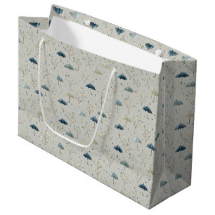 Grand Sac Cadeau Jardin Floral de Pluie Serein (11)
