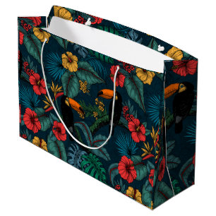 Grand Sac Cadeau Jardin toucan 2