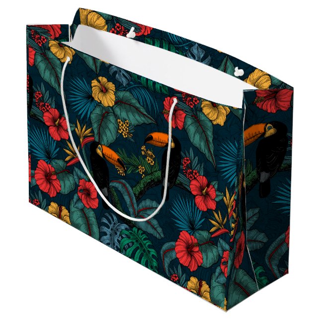 Grand Sac Cadeau Jardin toucan 2 (Dos Angle)