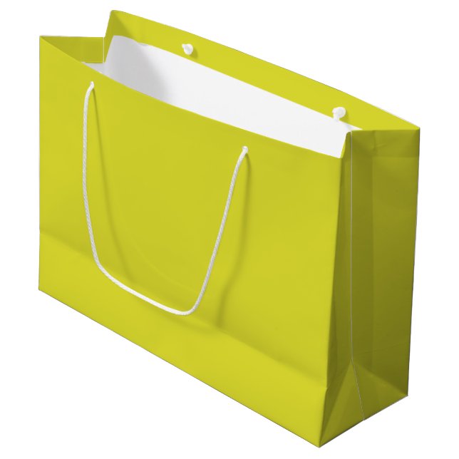 Grand Sac Cadeau Jaune (Devant Angle)