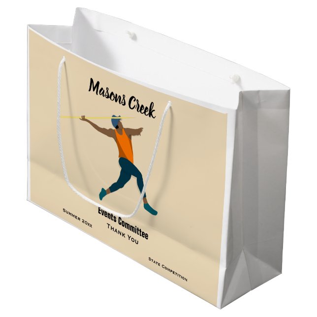 Grand Sac Cadeau Javelot (Devant Angle)