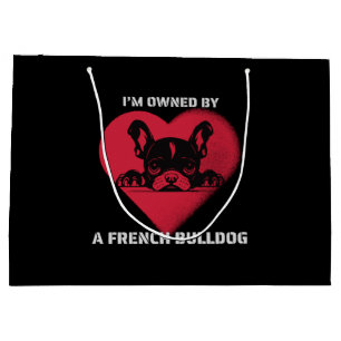 Grand Sac Cadeau Je suis possédé par un Bouledogue Français