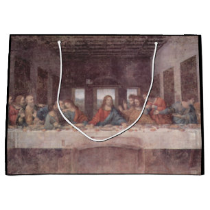 Grand Sac Cadeau Jésus "Yeshua" La Dernière Cène, Léonard de Vinci