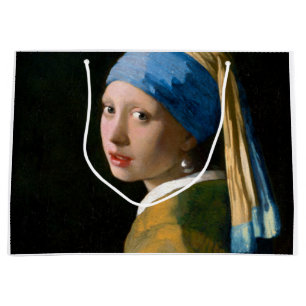 Grand Sac Cadeau Jeune fille à oreille perle, Johannes Vermeer, 166