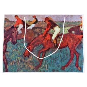 Grand Sac Cadeau Jockey et cheval, Edgar Degas