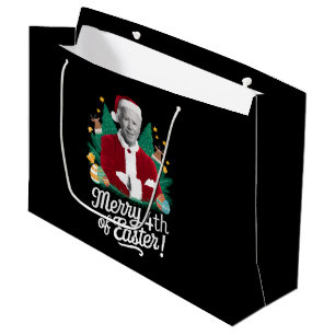 Grand Sac Cadeau Joe Biden Noël Santa Joyeux 4ème de Pâques Xmas