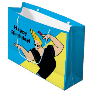 Grand Sac Cadeau Johnny Bravo Combing Hair