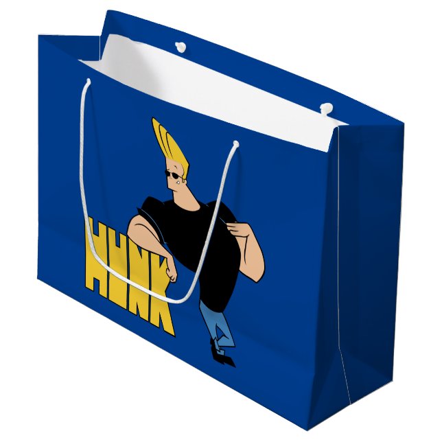 Grand Sac Cadeau Johnny Bravo - Hunk (Devant Angle)