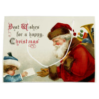 Jolly Vieux Monde Père Noël et Enfant