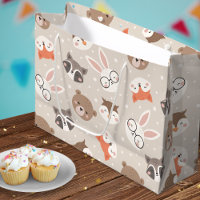 Jote Motif d'animaux de bois