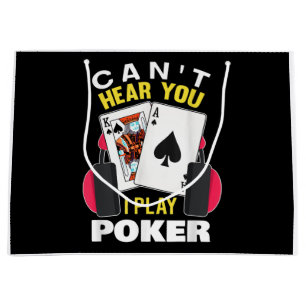 Grand Sac Cadeau Joueur du Texas Holdem