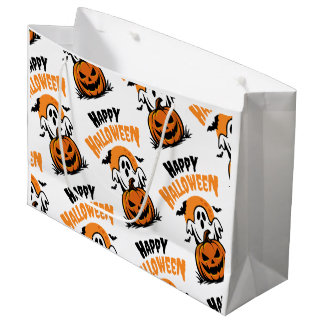 Grand Sac Cadeau Joyeux Halloween