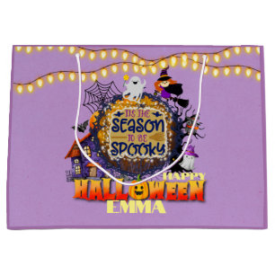 Grand Sac Cadeau Joyeux Halloween C'est la célébration de la saison