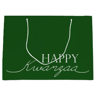 Grand Sac Cadeau Joyeux Kwanzaa