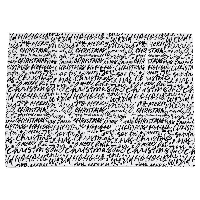 Grand Sac Cadeau Joyeux Noël (Devant)