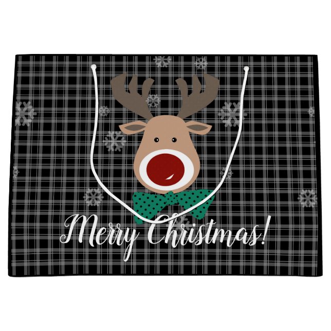 Grand Sac Cadeau Joyeux Noël ! (Devant)