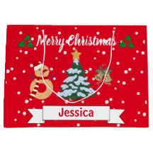 Joyeux Noël Rouge personnalisé Joyeux Noël Jingle 