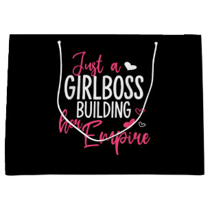 Grand Sac Cadeau Juste une patronne qui construit son empire femmes
