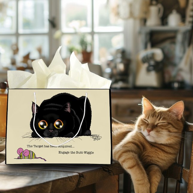 Grand Sac Cadeau Kitty Butt-Wiggle (Créateur téléchargé)