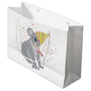 Grand Sac Cadeau Koala - Animaux ayant une fête