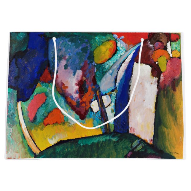 Grand Sac Cadeau La Cascade, Wassily Kandinsky (Devant)