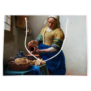 Grand Sac Cadeau La Milkmaid, Johannes Vermeer, 1657-1658