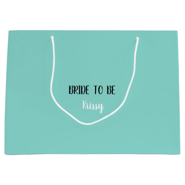 Grand Sac Cadeau La Petite Robe Noire Célèbre La Mariée Pour Fêter  (Devant)