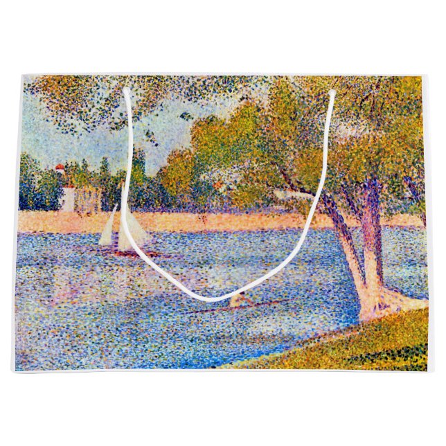 Grand Sac Cadeau La Seine à La Grande Jatte, Seurat (Devant)