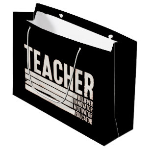 Grand Sac Cadeau La vie d'enseignant rentrée scolaire 