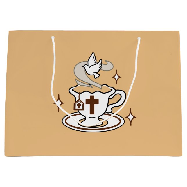 Grand Sac Cadeau La vie est douce avec Jésus - Christian Faith Tea  (Devant)