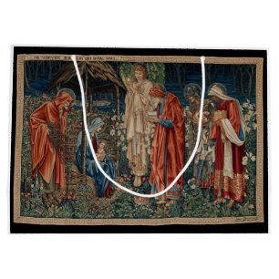 Grand Sac Cadeau L'Adoration des Mages (par Edward Burne-Jones)