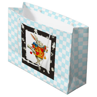 Grand Sac Cadeau Lapin blanc 2