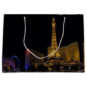 Grand Sac Cadeau Las Vegas la nuit Skyline