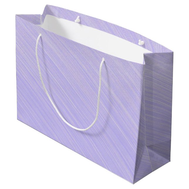 Grand Sac Cadeau Lavande simple (Dos Angle)