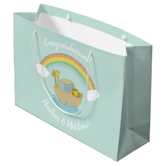 Grand Sac Cadeau Le Baby shower Ark Boho de Noah