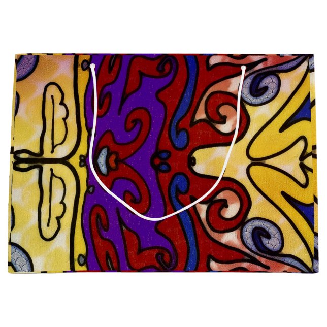 Grand Sac Cadeau Le Casquette de Jester (Devant)