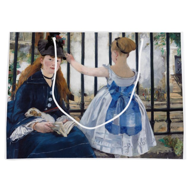 Grand Sac Cadeau Le Chemin de fer, Edouard Manet (Devant)
