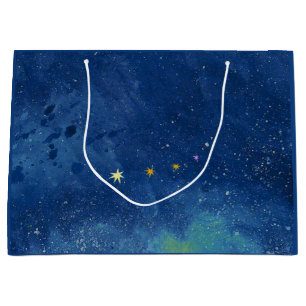 Grand Sac Cadeau Le ciel étoilé