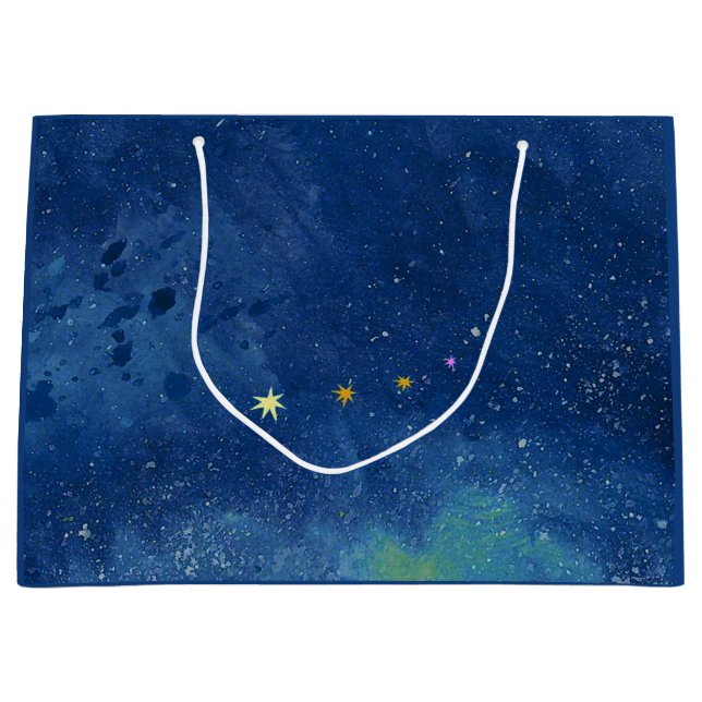 Grand Sac Cadeau Le ciel étoilé (Devant)