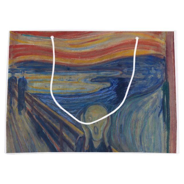 Grand Sac Cadeau Le cri, Edvard Munch (Devant)