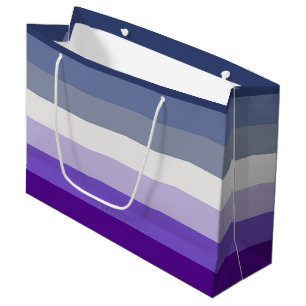 Grand Sac Cadeau Le drapeau de la fierté lesbienne butch de Slipper