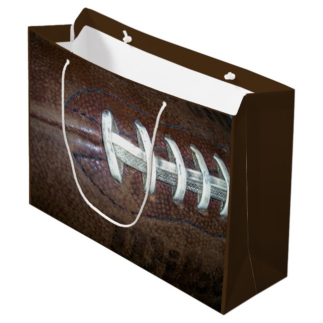 Grand Sac Cadeau Le football (Devant Angle)