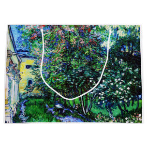 Grand Sac Cadeau Le Jardin de l'Asile à Saint-Rémy, Van Gogh