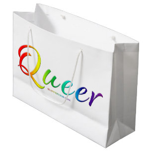 Grand Sac Cadeau Le mot unique expressif et étrange de SlipperyJoe 