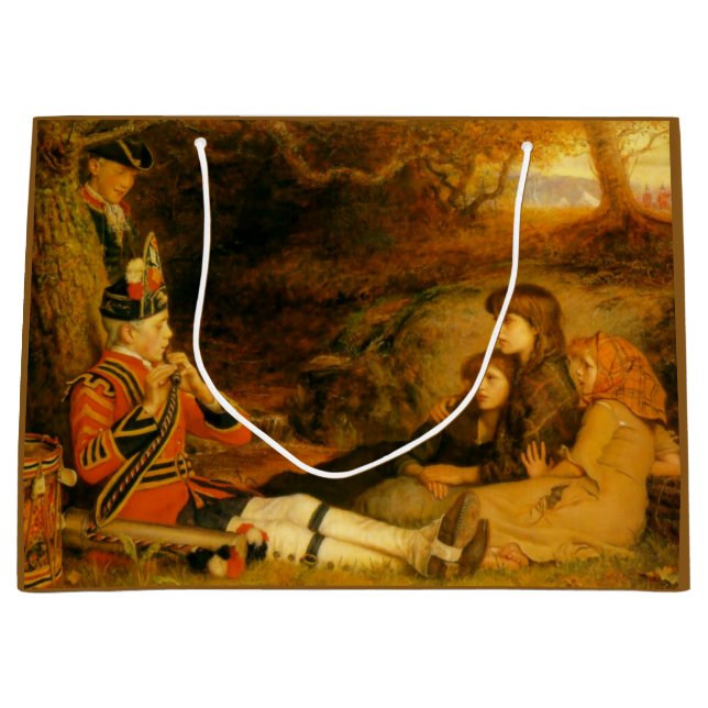 Grand Sac Cadeau Le Piper (par John Everett Millais) (Devant)