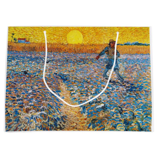 Grand Sac Cadeau Le Sower, Van Gogh (Devant)